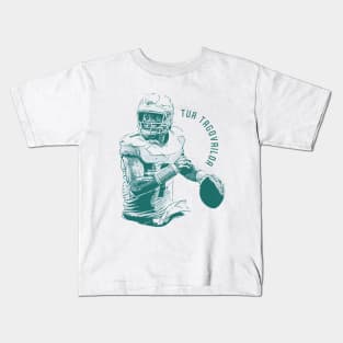 Tua Tagovailoa Miami Vinatge Mono Kids T-Shirt